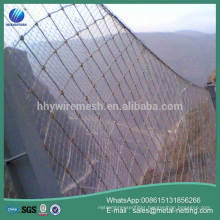 rockfall netting huahaiyuan factory produce rock fall barrier net